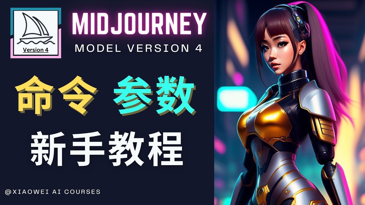 Midjourney新手入门教程，轻松创作顶级图像，命令参数-新手教程