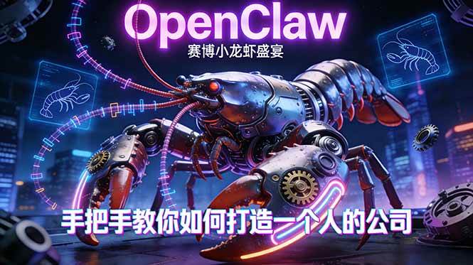 OpenClaw，小龙虾-从产品到爆款的成长之路，手把手教你如何打造一个人的公司 -1